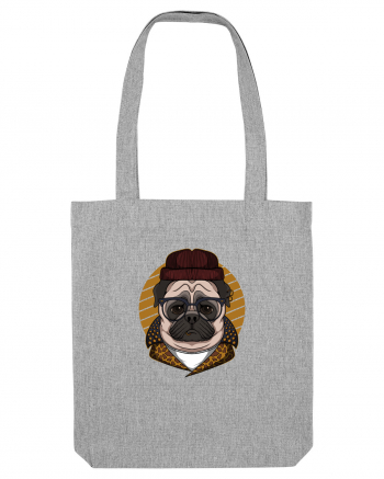 Be Cool Pug Heather Grey