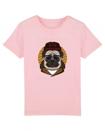 Be Cool Pug Cotton Pink