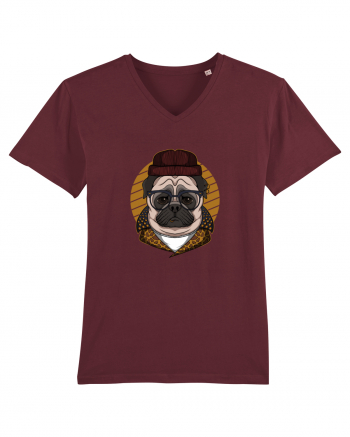 Be Cool Pug Burgundy