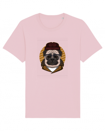 Be Cool Pug Cotton Pink