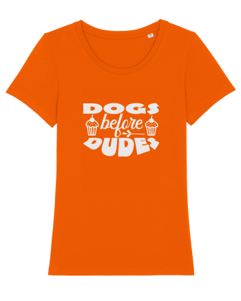 Dogs Before Dudes Bright Orange