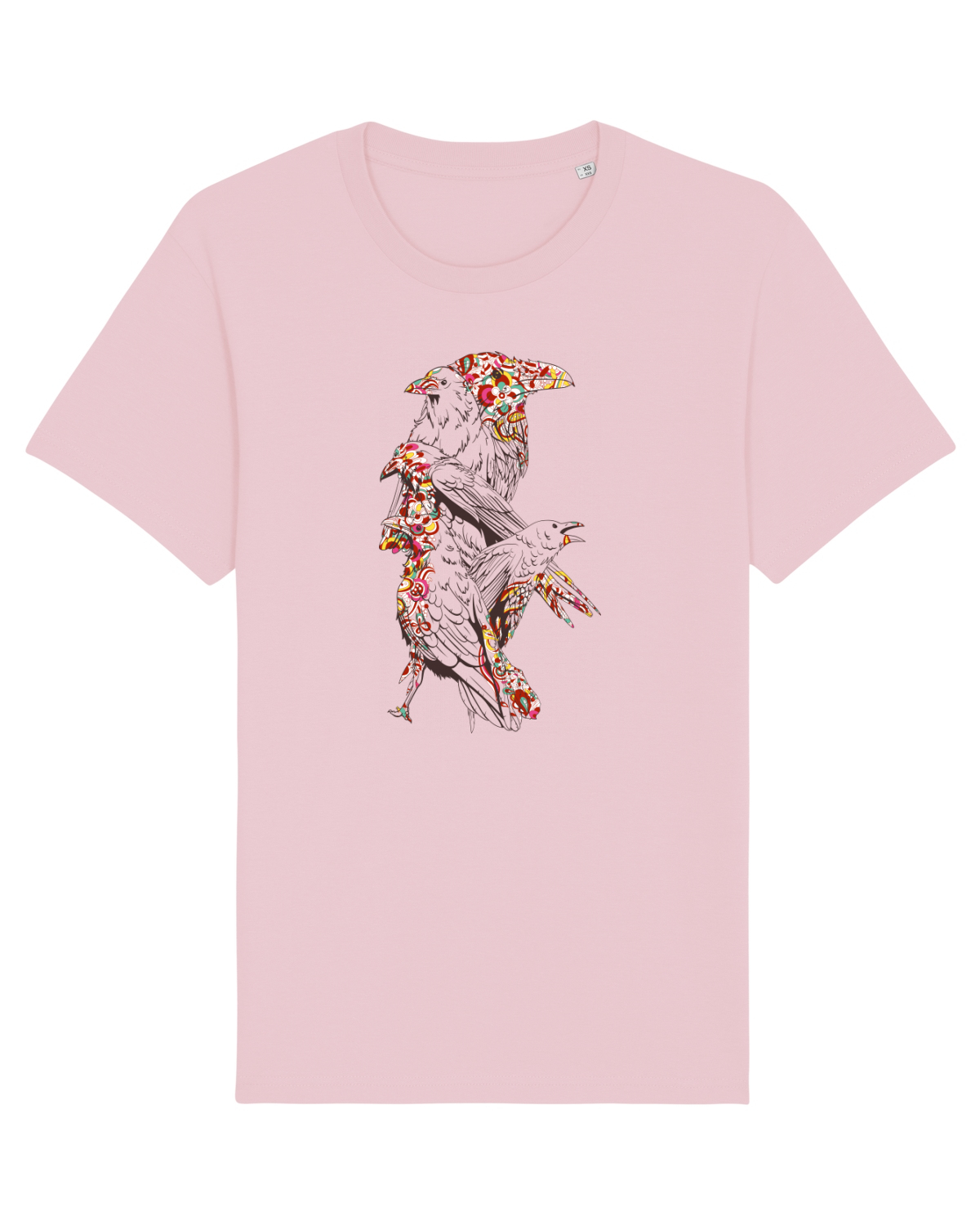 Tricou mânecă scurtă Unisex Rocker Cotton Pink