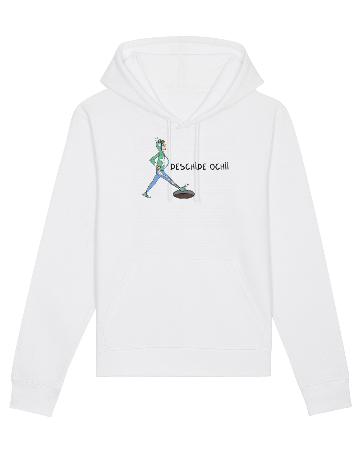 Hanorac Unisex Drummer White