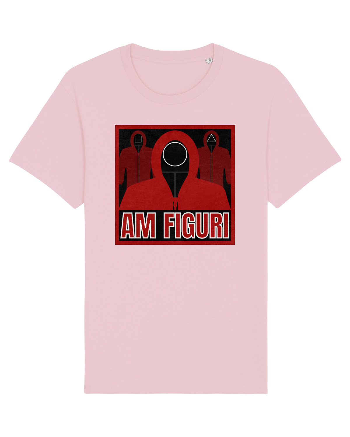Tricou mânecă scurtă Unisex Rocker Cotton Pink