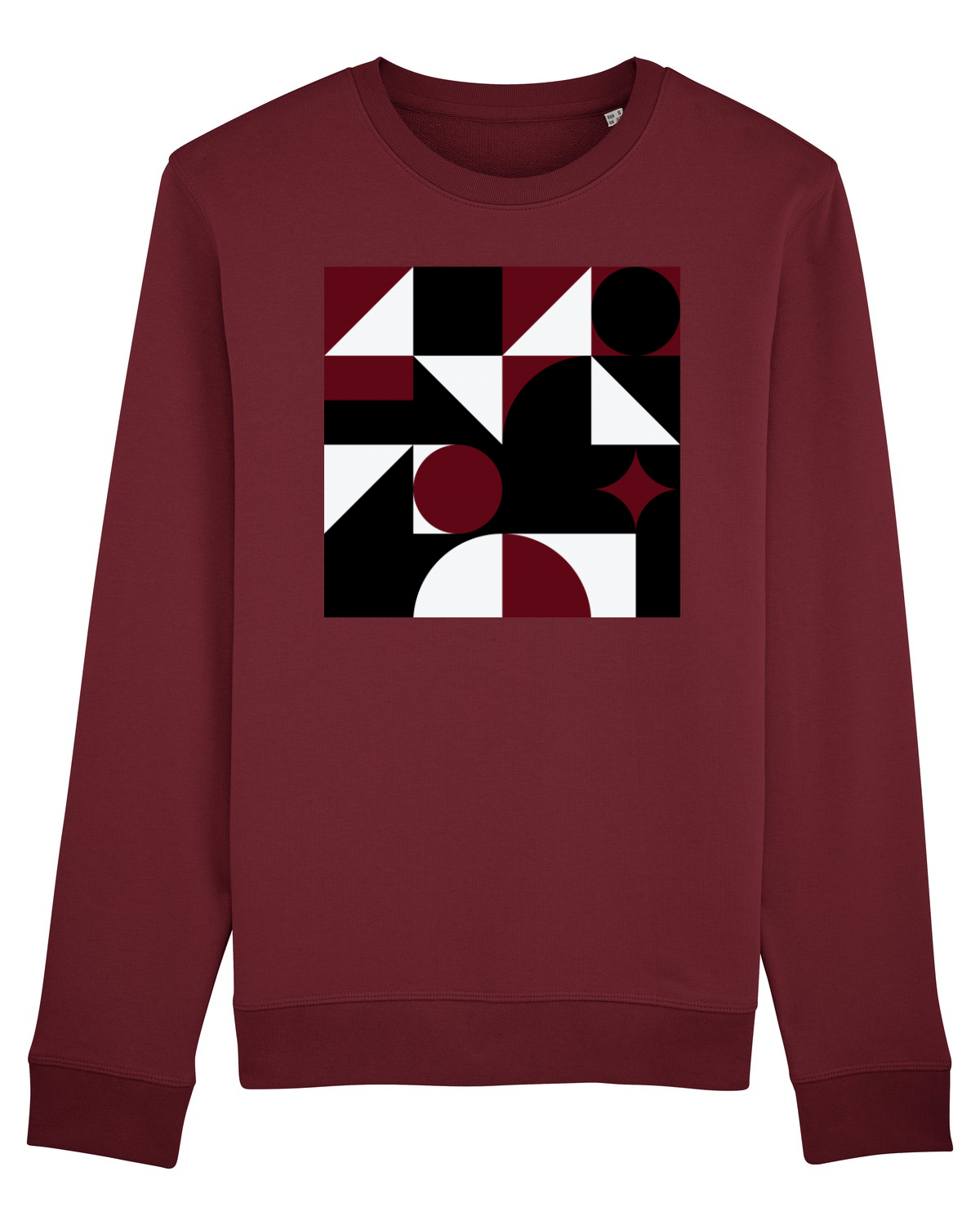 Bluză mânecă lungă Unisex Rise Burgundy