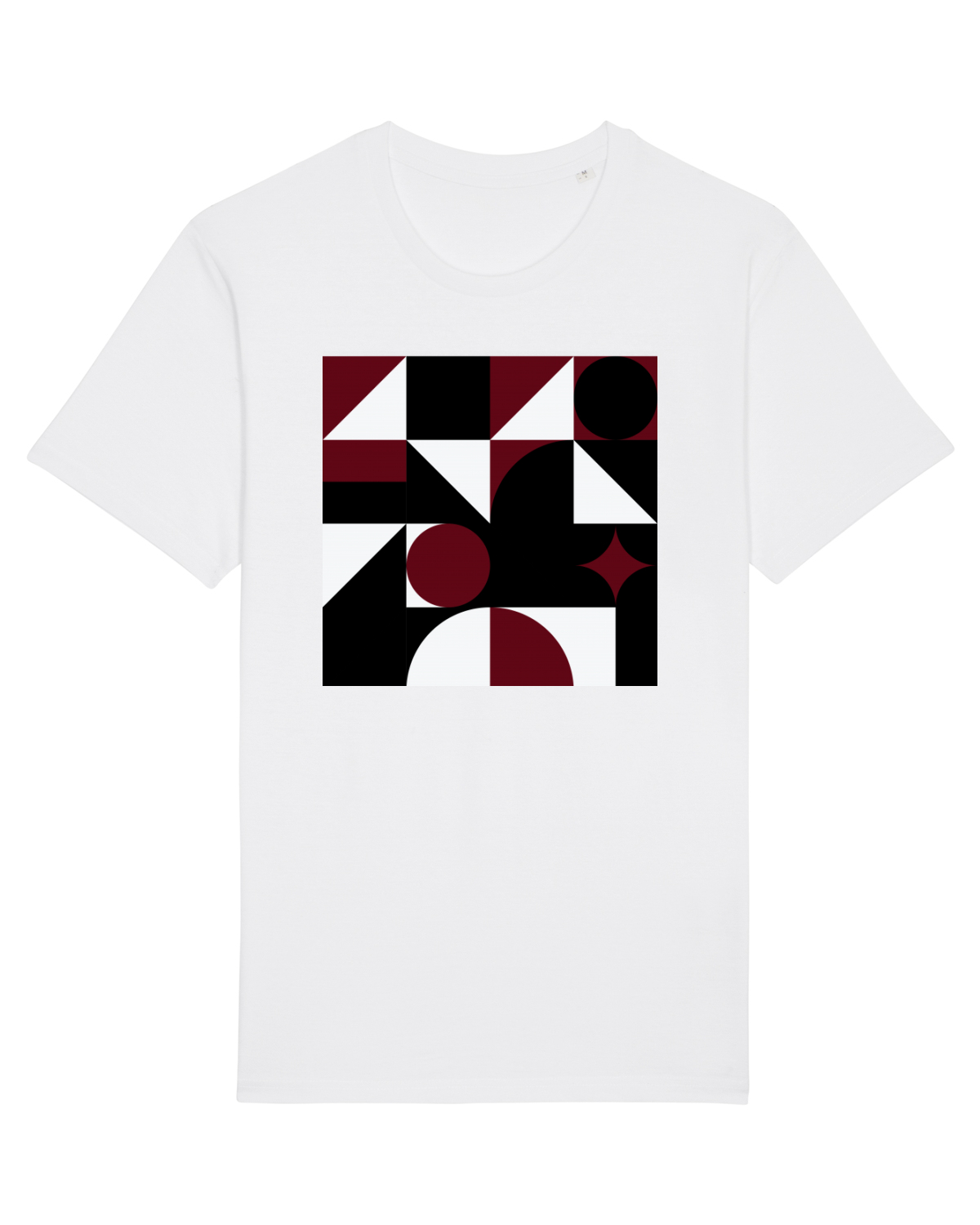 Tricou mânecă scurtă Unisex Rocker White