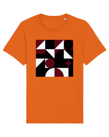 Arta Abstracta Modernista Bright Orange