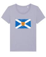 Scotland Tricou mânecă scurtă guler larg fitted Damă Expresser