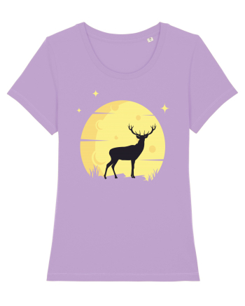 Cerb la Lună Galbenă Lavender Dawn