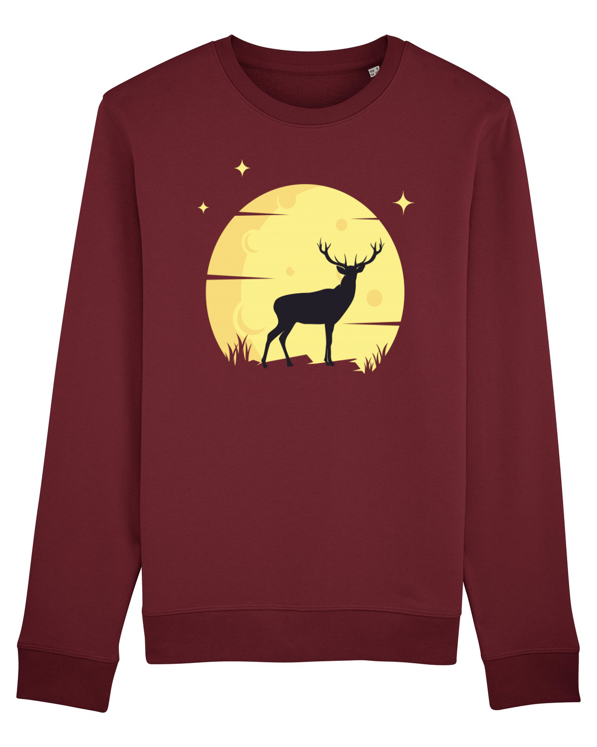 Bluză mânecă lungă Unisex Rise Burgundy