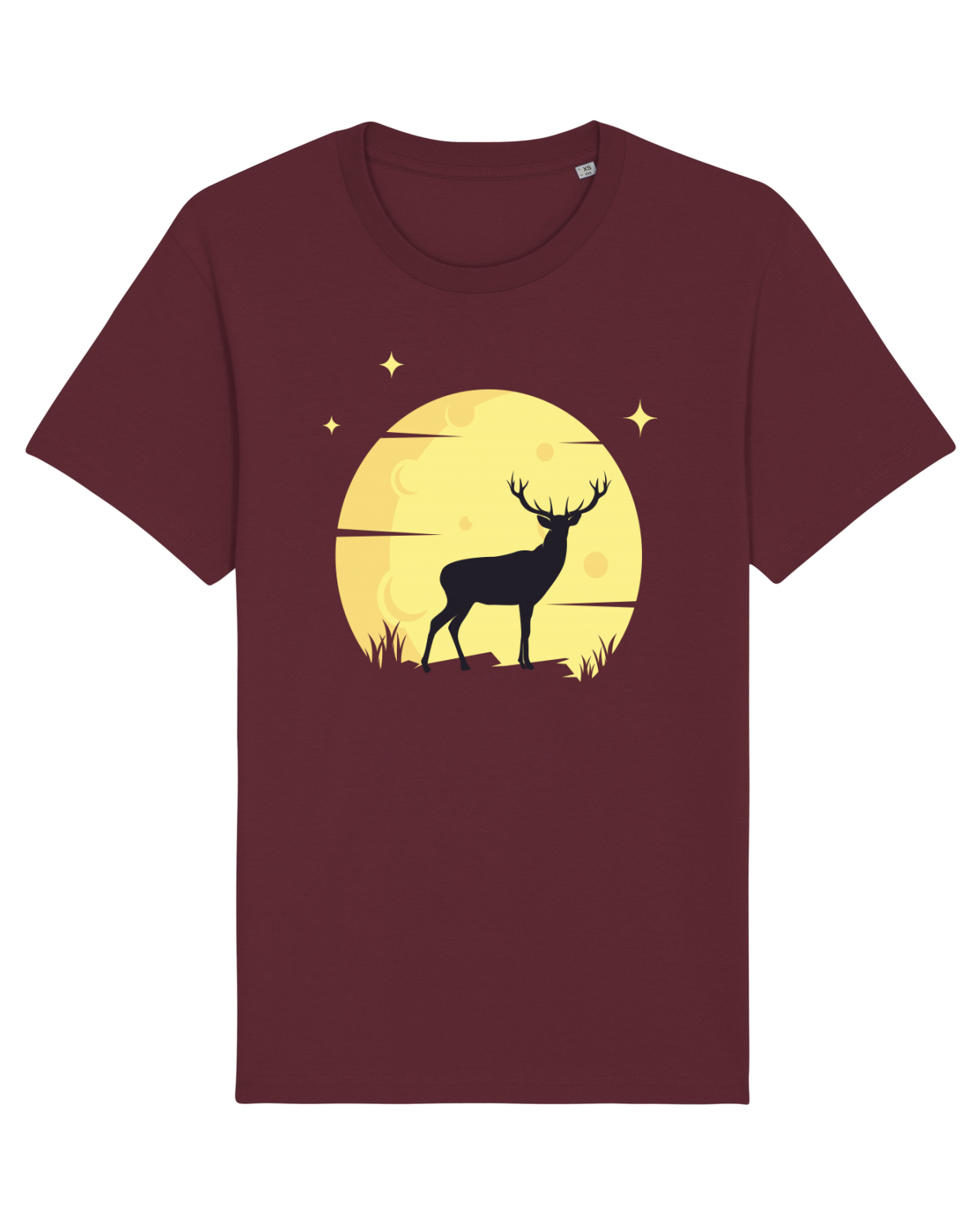 Tricou mânecă scurtă Unisex Rocker Burgundy