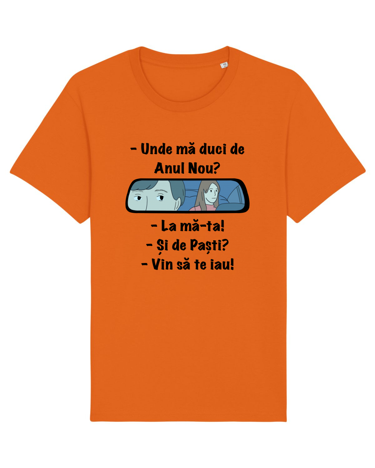 Tricou mânecă scurtă Unisex Rocker Bright Orange