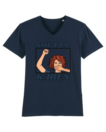 Shut Up Karen Meme French Navy