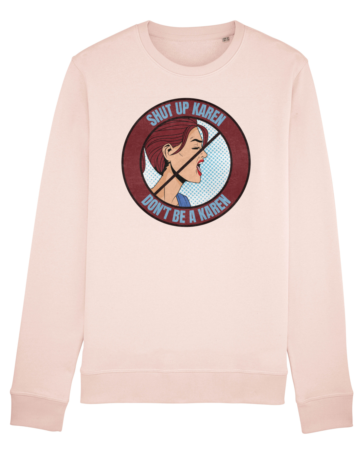 Bluză mânecă lungă Unisex Rise Candy Pink