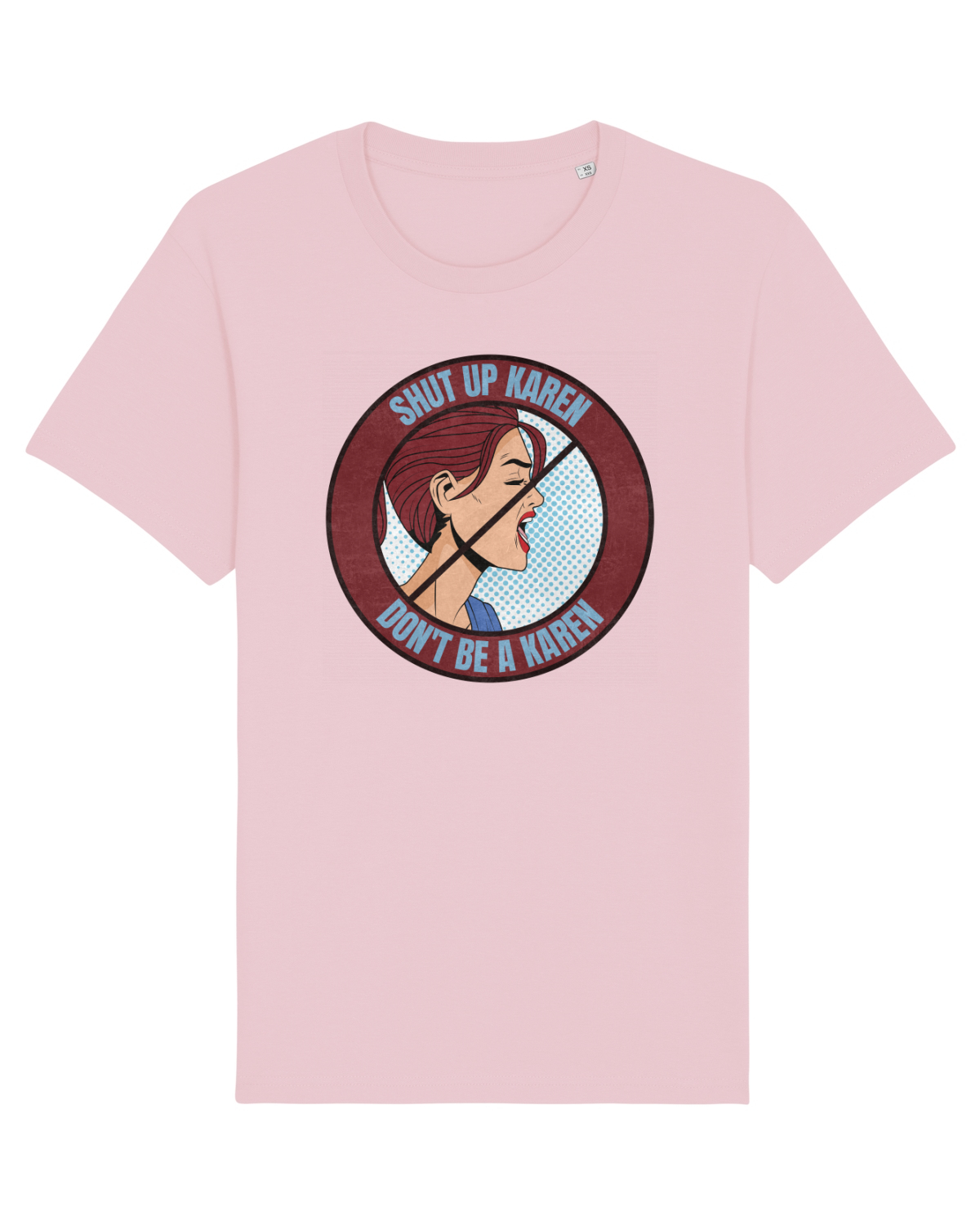 Tricou mânecă scurtă Unisex Rocker Cotton Pink