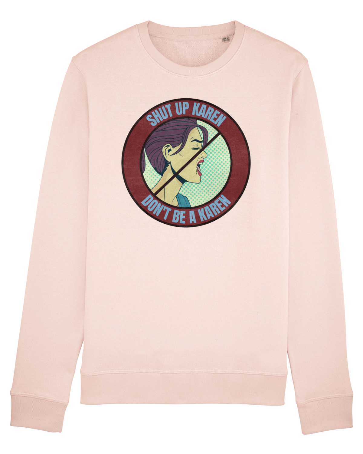 Bluză mânecă lungă Unisex Rise Candy Pink