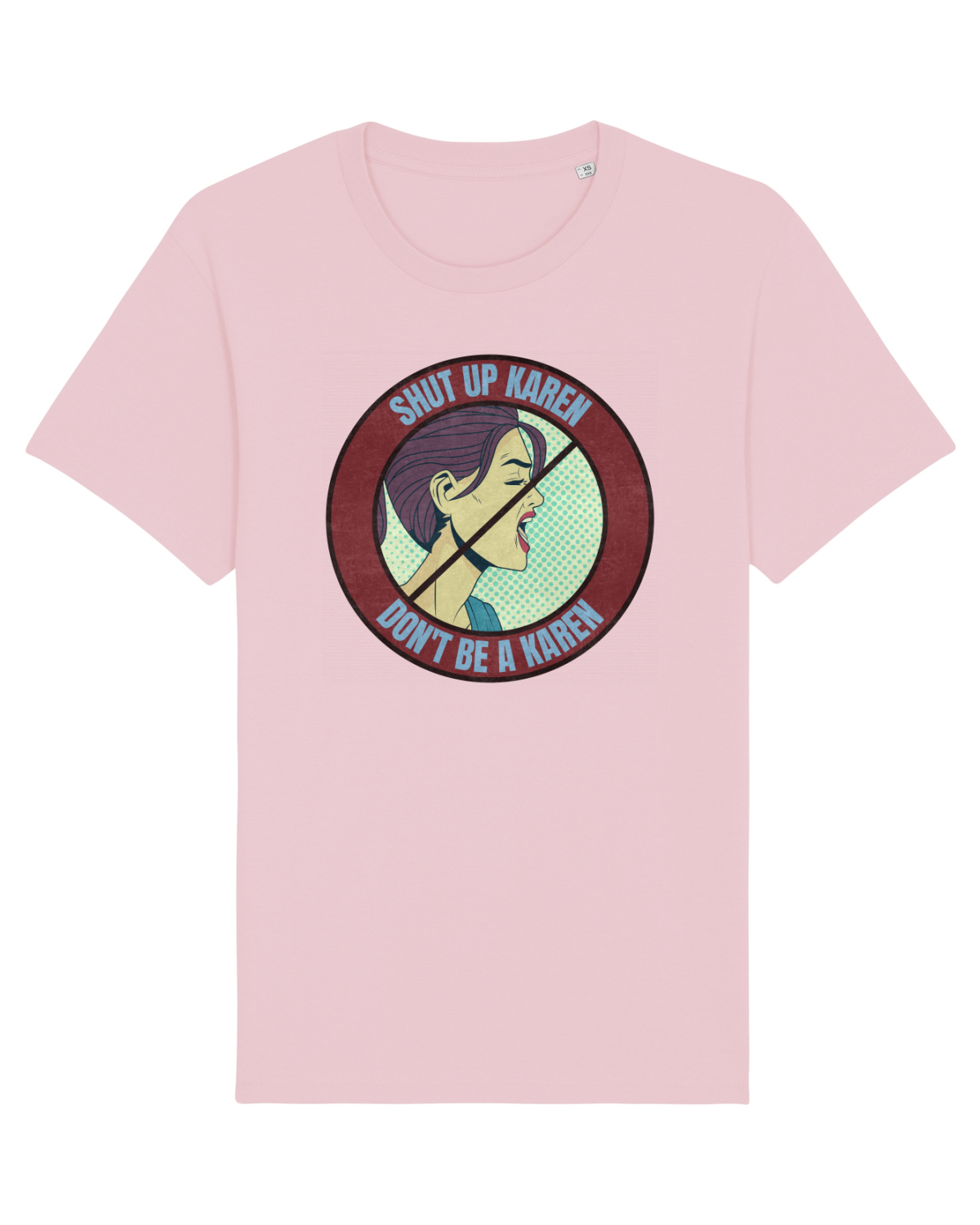 Tricou mânecă scurtă Unisex Rocker Cotton Pink