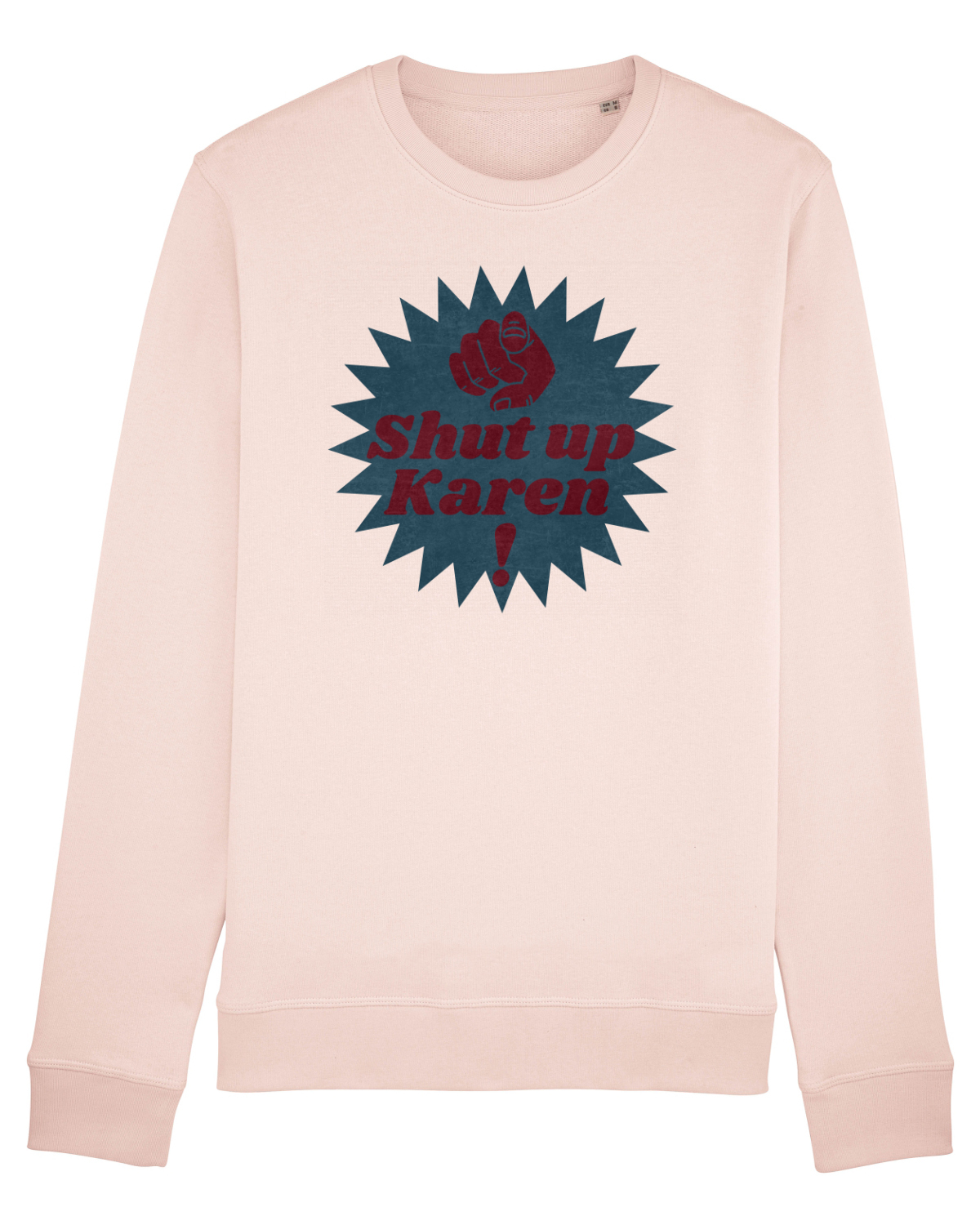 Bluză mânecă lungă Unisex Rise Candy Pink