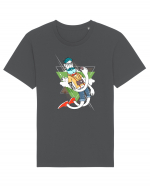 Hipster Cartoon Tricou mânecă scurtă Unisex Rocker
