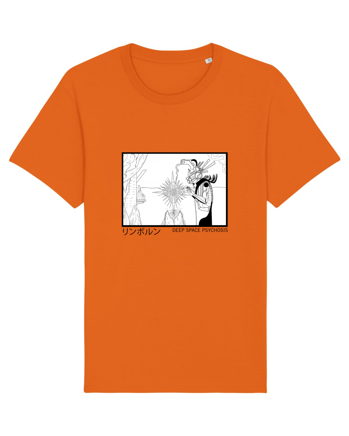 Tricou mânecă scurtă Unisex Rocker Bright Orange