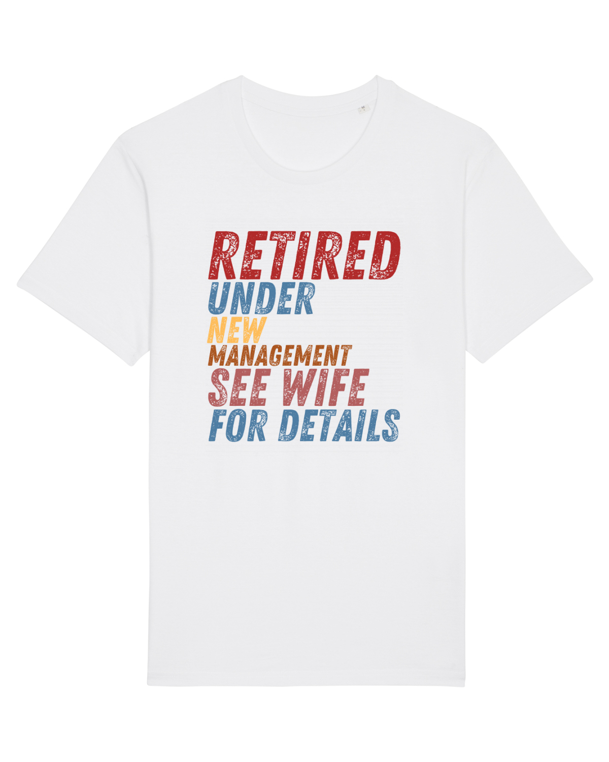 Tricou mânecă scurtă Unisex Rocker White