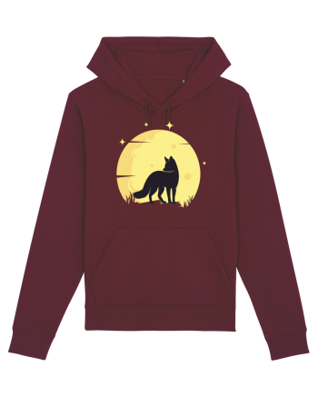 Vulpe la Luna Galben Burgundy