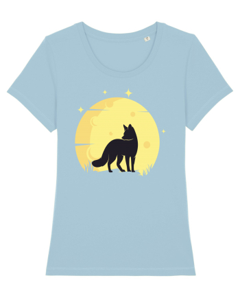Vulpe la Luna Galben Sky Blue