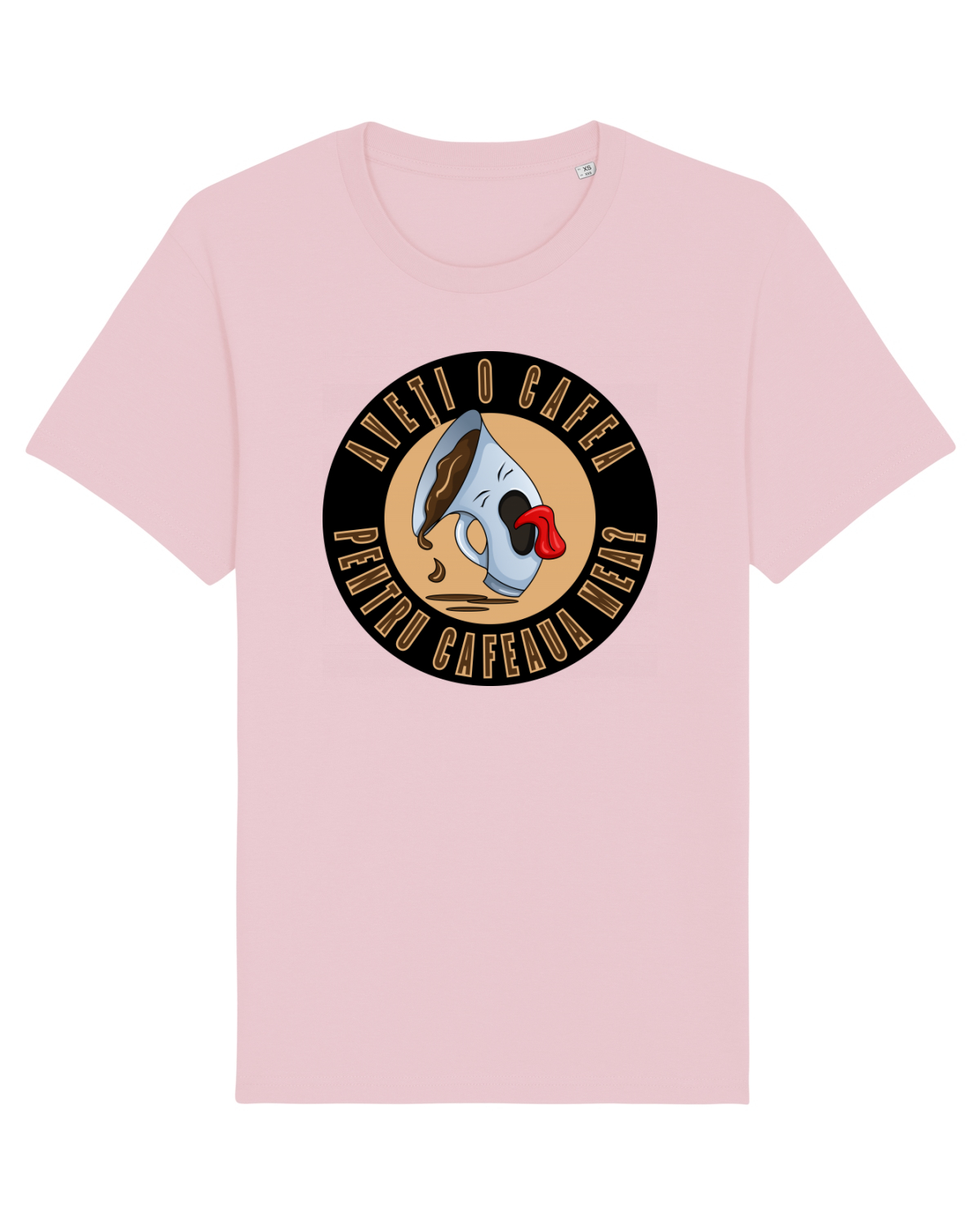 Tricou mânecă scurtă Unisex Rocker Cotton Pink