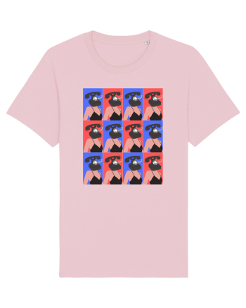 Femeie Abstract  Cotton Pink