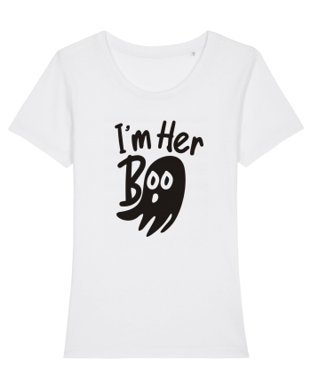 Her Boo Halloween White