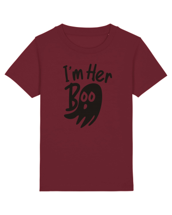 Her Boo Halloween Burgundy