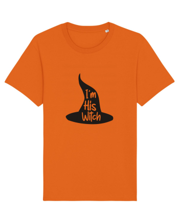 His Witch Halloween Bright Orange