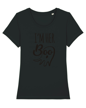 I'm Her Boo Halloween Black