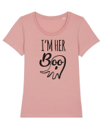 I'm Her Boo Halloween Tricou mânecă scurtă guler larg fitted Damă Expresser