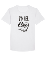 I'm Her Boo Halloween Tricou mânecă scurtă guler larg Bărbat Skater