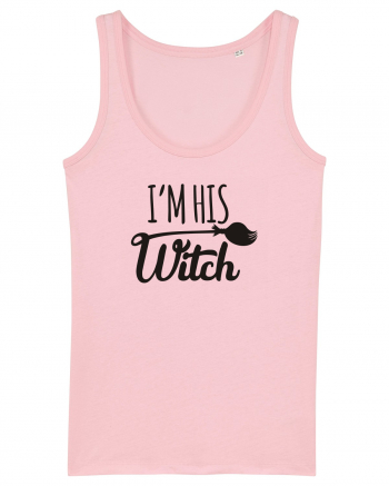 I'm His Witch Halloween Cotton Pink