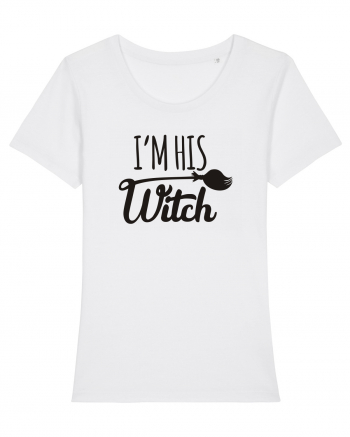 I'm His Witch Halloween White