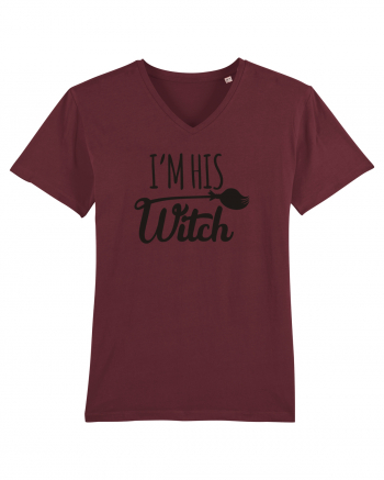 I'm His Witch Halloween Burgundy