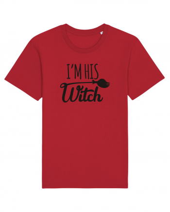 I'm His Witch Halloween Red