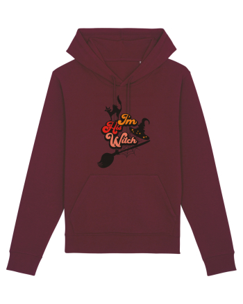 I'm His Witch Halloween Burgundy
