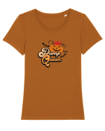 Pump Queen Halloween Tricou mânecă scurtă guler larg fitted Damă Expresser