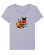 Pump King Halloween Tricou mânecă scurtă guler larg fitted Damă Expresser