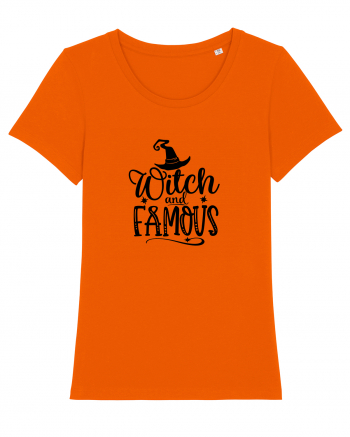 Witch and Famous Halloween Bright Orange