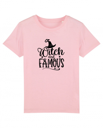 Witch and Famous Halloween Cotton Pink