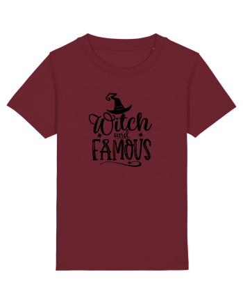 Witch and Famous Halloween Burgundy