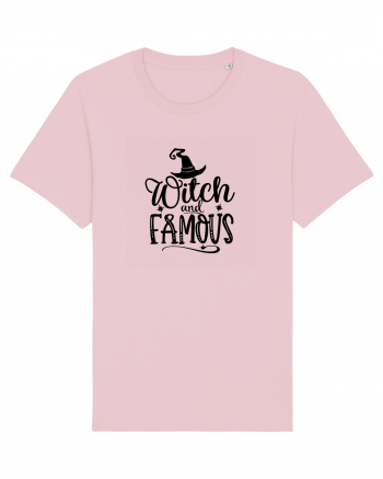 Witch and Famous Halloween Cotton Pink