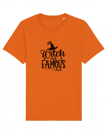 Witch and Famous Halloween Bright Orange