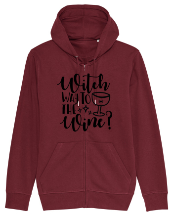 Witch way to the wine Halloween Burgundy