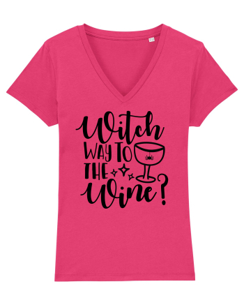 Witch way to the wine Halloween Raspberry