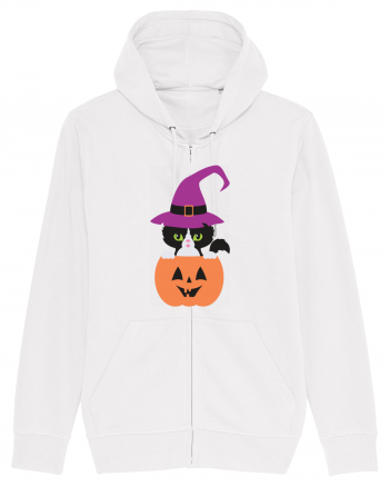 Pisica Neagra Halloween 1 White